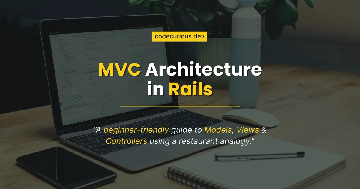 Rails MVC Tutorial for Beginners (Model View Controller)