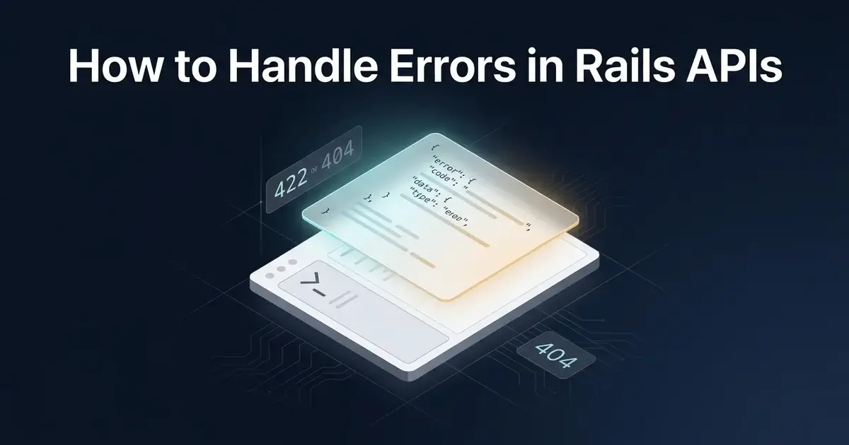 How to Handle Errors in Rails APIs